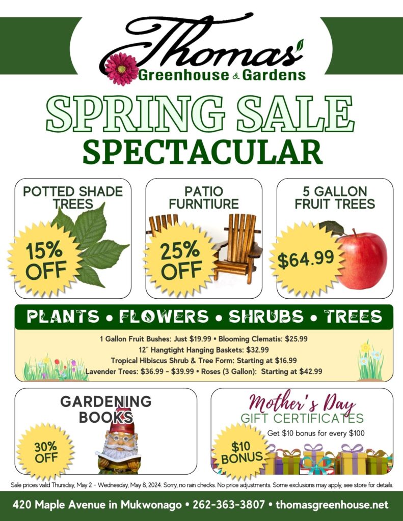 garden center sale flyer